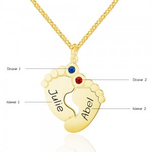 Personalized Birthstone Necklace JEWJONE101554